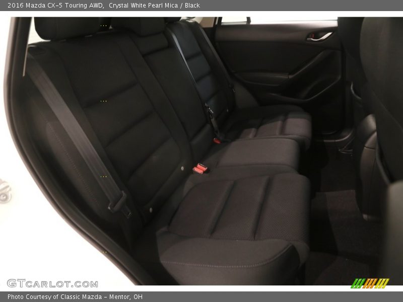 Crystal White Pearl Mica / Black 2016 Mazda CX-5 Touring AWD