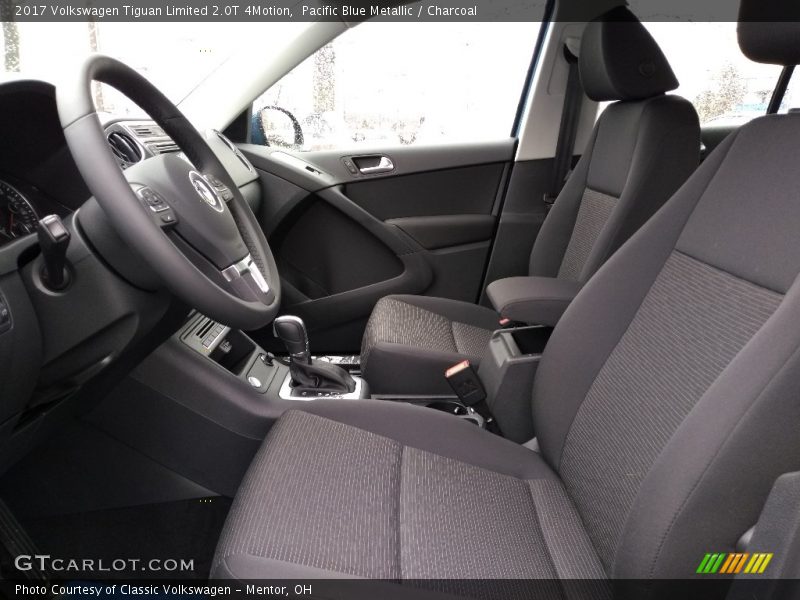 Pacific Blue Metallic / Charcoal 2017 Volkswagen Tiguan Limited 2.0T 4Motion