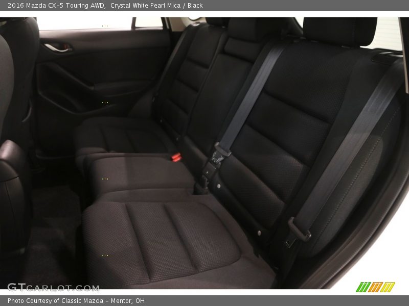 Crystal White Pearl Mica / Black 2016 Mazda CX-5 Touring AWD