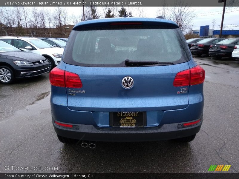 Pacific Blue Metallic / Charcoal 2017 Volkswagen Tiguan Limited 2.0T 4Motion