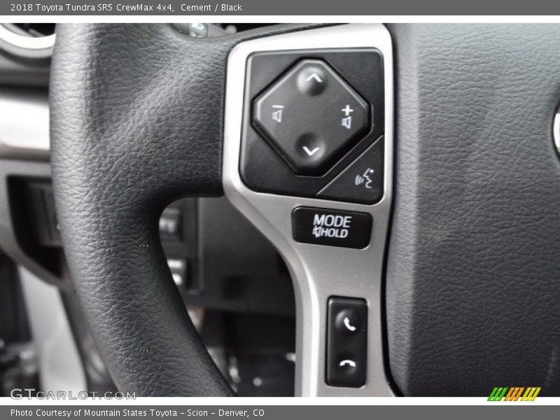 Cement / Black 2018 Toyota Tundra SR5 CrewMax 4x4