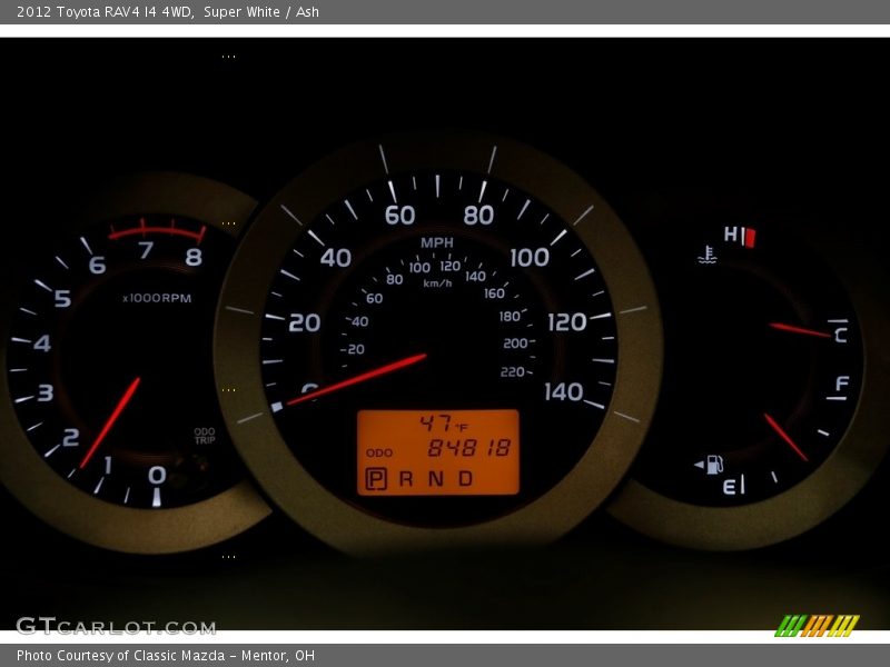 Super White / Ash 2012 Toyota RAV4 I4 4WD