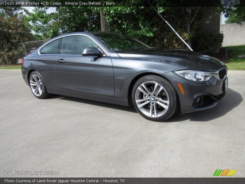 Mineral Grey Metallic / Black 2016 BMW 4 Series 428i Coupe