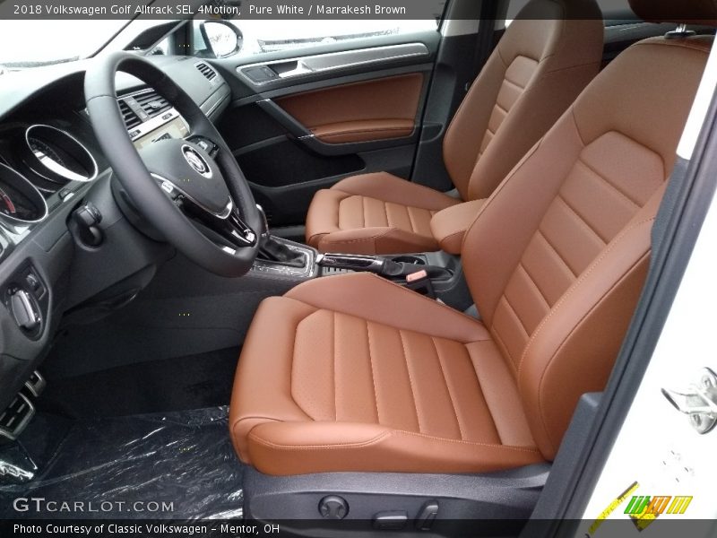  2018 Golf Alltrack SEL 4Motion Marrakesh Brown Interior