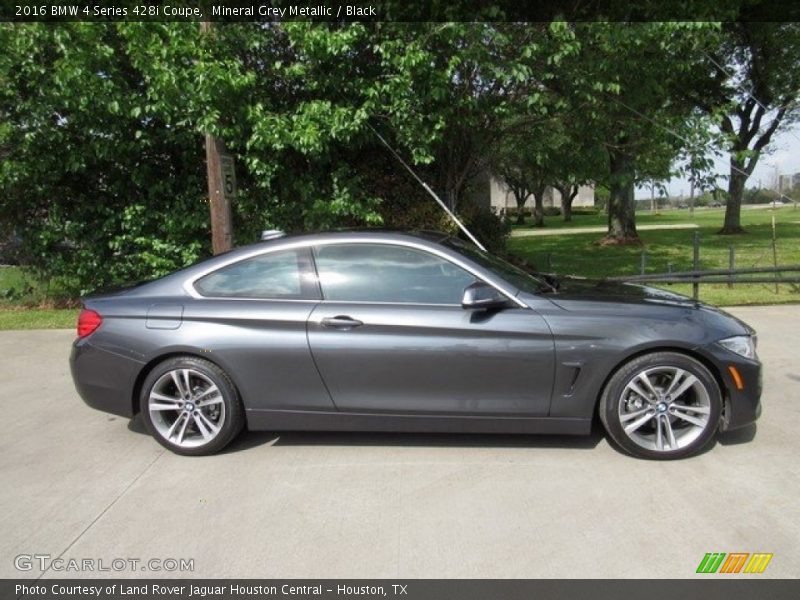 Mineral Grey Metallic / Black 2016 BMW 4 Series 428i Coupe