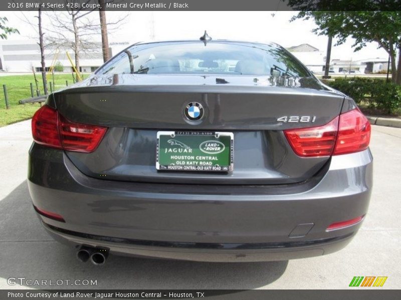 Mineral Grey Metallic / Black 2016 BMW 4 Series 428i Coupe