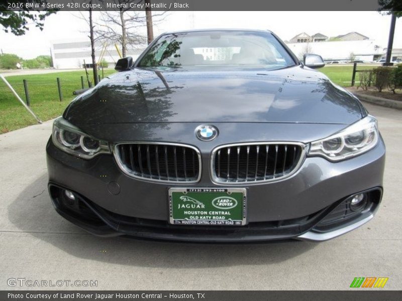 Mineral Grey Metallic / Black 2016 BMW 4 Series 428i Coupe