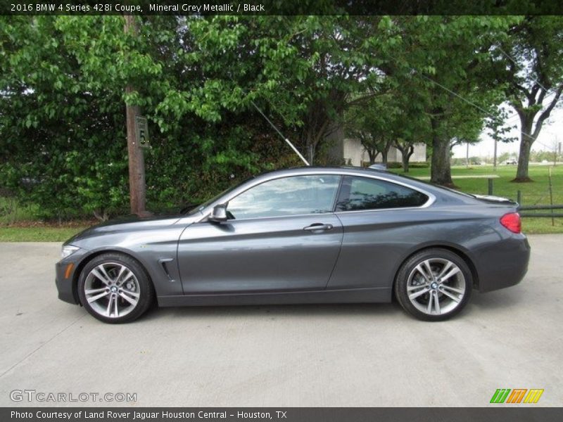 Mineral Grey Metallic / Black 2016 BMW 4 Series 428i Coupe