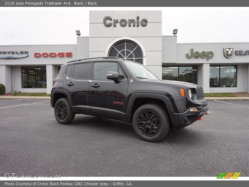 Black / Black 2018 Jeep Renegade Trailhawk 4x4