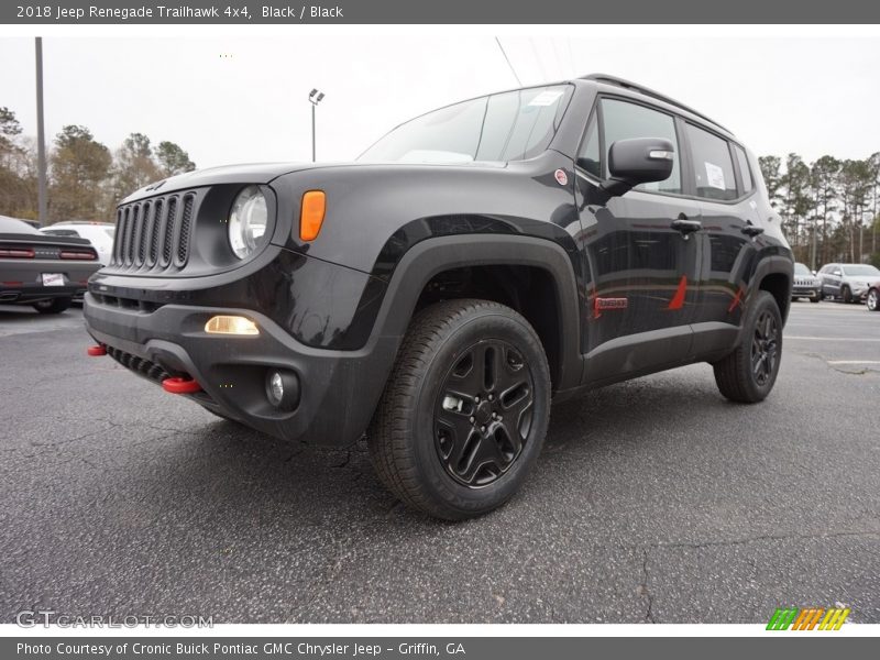Black / Black 2018 Jeep Renegade Trailhawk 4x4