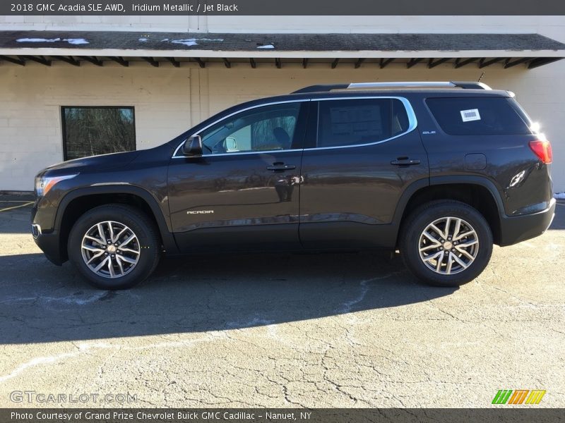 Iridium Metallic / Jet Black 2018 GMC Acadia SLE AWD