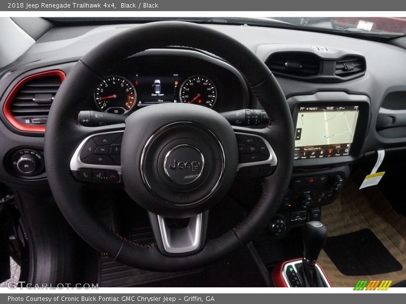 Black / Black 2018 Jeep Renegade Trailhawk 4x4