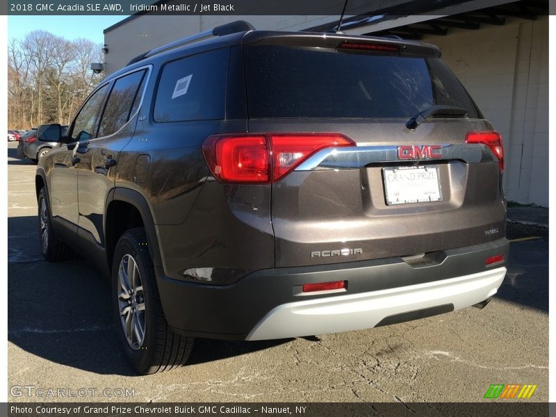 Iridium Metallic / Jet Black 2018 GMC Acadia SLE AWD