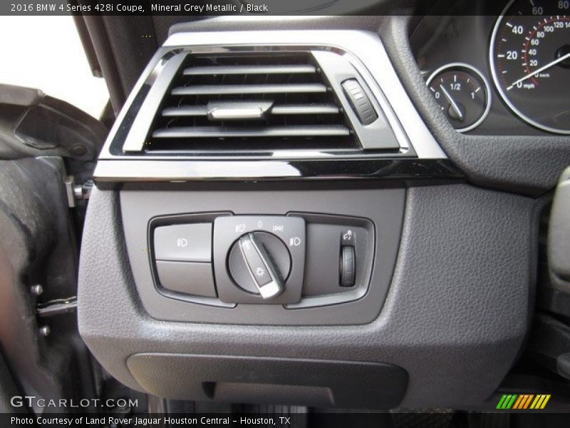 Mineral Grey Metallic / Black 2016 BMW 4 Series 428i Coupe