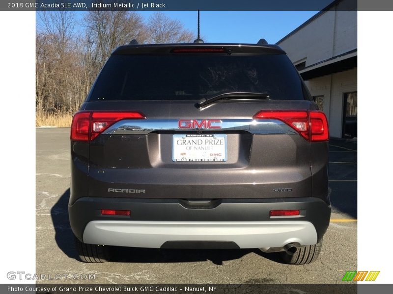 Iridium Metallic / Jet Black 2018 GMC Acadia SLE AWD