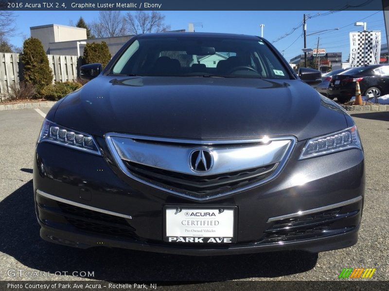 Graphite Luster Metallic / Ebony 2016 Acura TLX 2.4