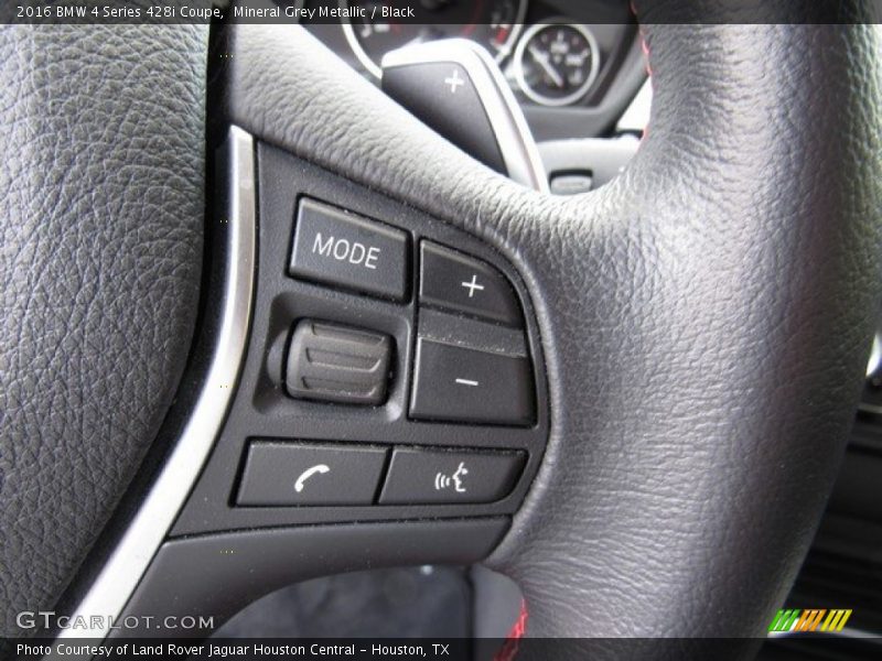 Mineral Grey Metallic / Black 2016 BMW 4 Series 428i Coupe