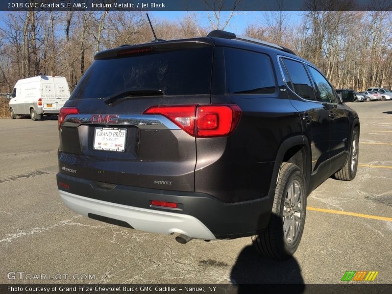 Iridium Metallic / Jet Black 2018 GMC Acadia SLE AWD