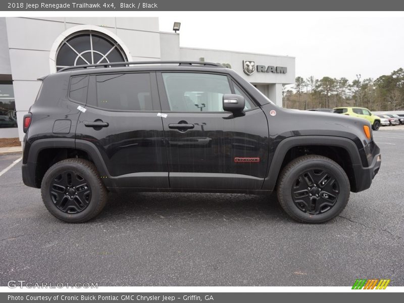 Black / Black 2018 Jeep Renegade Trailhawk 4x4