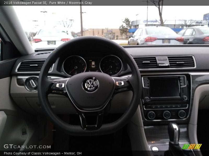 Dashboard of 2018 Passat SE