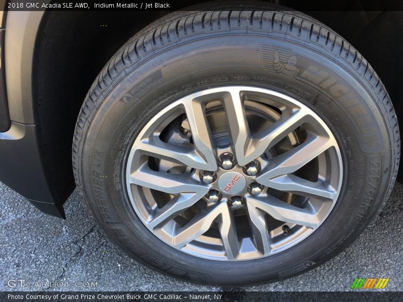 Iridium Metallic / Jet Black 2018 GMC Acadia SLE AWD