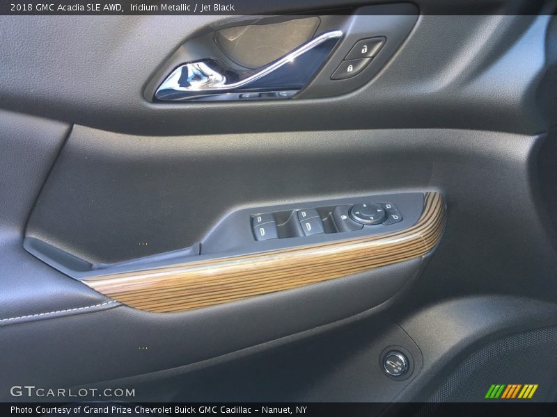Iridium Metallic / Jet Black 2018 GMC Acadia SLE AWD