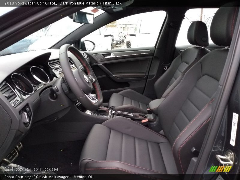  2018 Golf GTI SE Titan Black Interior