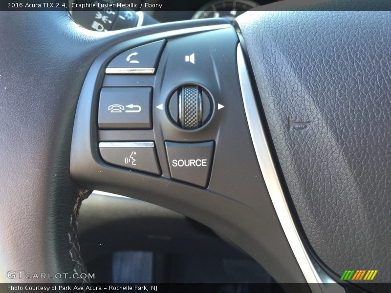 Graphite Luster Metallic / Ebony 2016 Acura TLX 2.4