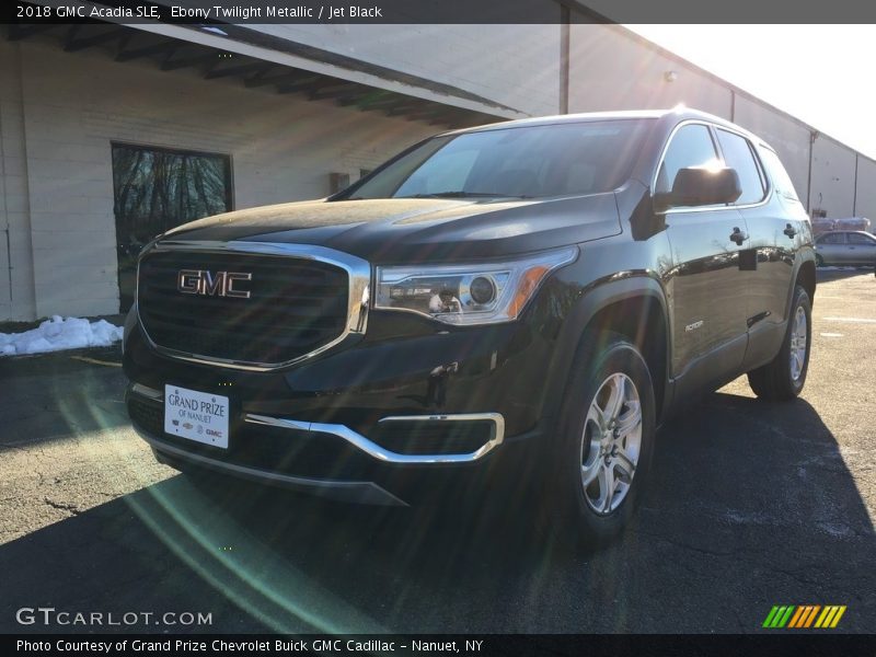 Ebony Twilight Metallic / Jet Black 2018 GMC Acadia SLE