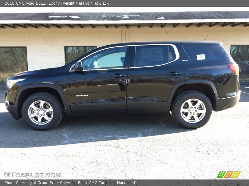 Ebony Twilight Metallic / Jet Black 2018 GMC Acadia SLE