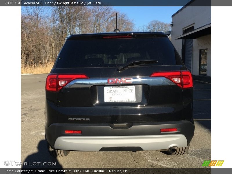 Ebony Twilight Metallic / Jet Black 2018 GMC Acadia SLE