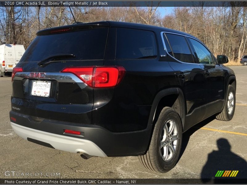 Ebony Twilight Metallic / Jet Black 2018 GMC Acadia SLE