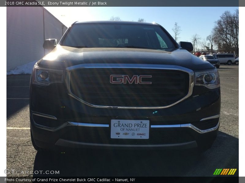 Ebony Twilight Metallic / Jet Black 2018 GMC Acadia SLE