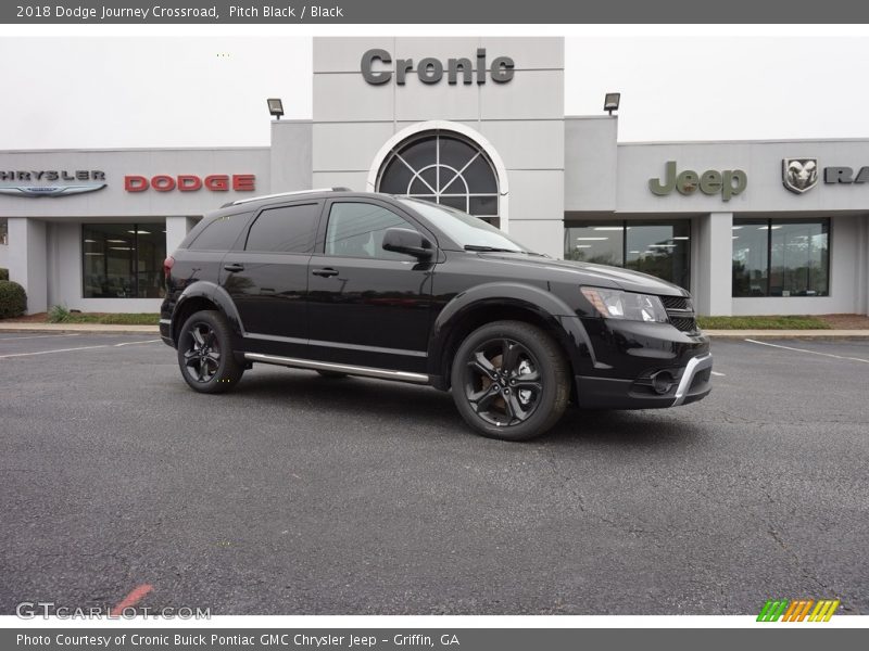 Pitch Black / Black 2018 Dodge Journey Crossroad