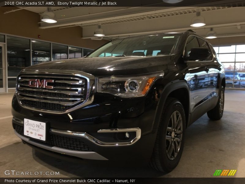 Ebony Twilight Metallic / Jet Black 2018 GMC Acadia SLT AWD