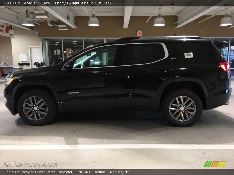 Ebony Twilight Metallic / Jet Black 2018 GMC Acadia SLT AWD