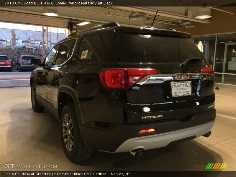 Ebony Twilight Metallic / Jet Black 2018 GMC Acadia SLT AWD