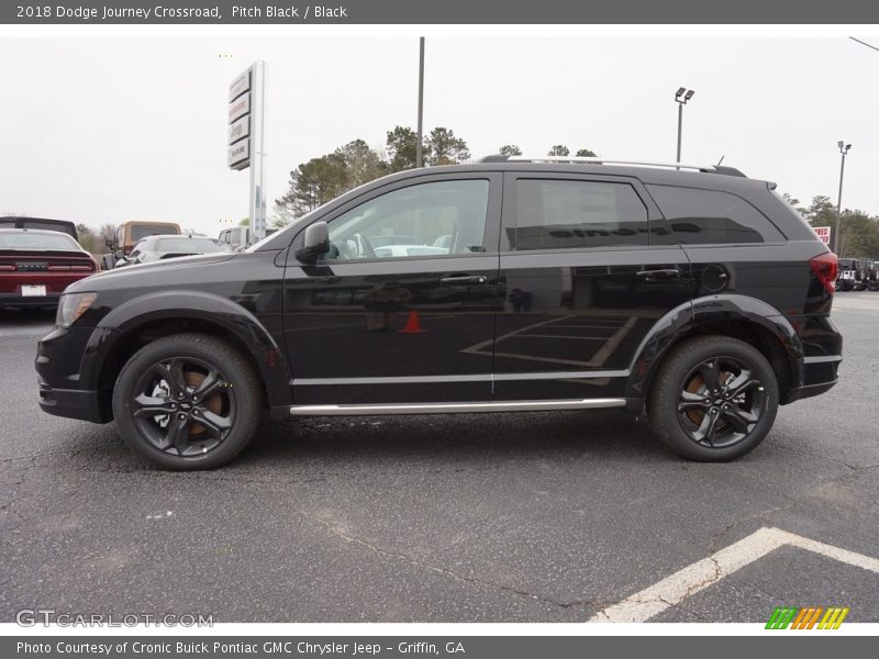 Pitch Black / Black 2018 Dodge Journey Crossroad