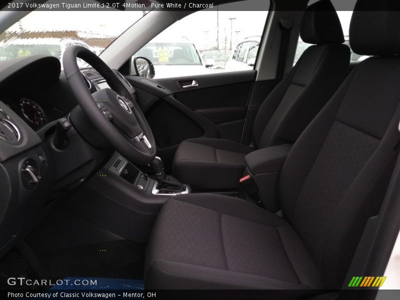 Pure White / Charcoal 2017 Volkswagen Tiguan Limited 2.0T 4Motion