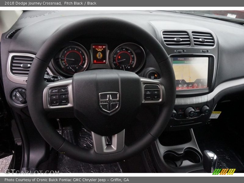 Pitch Black / Black 2018 Dodge Journey Crossroad