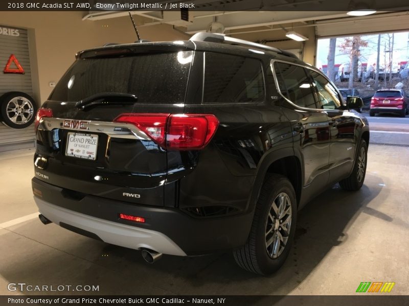 Ebony Twilight Metallic / Jet Black 2018 GMC Acadia SLT AWD
