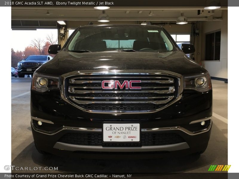 Ebony Twilight Metallic / Jet Black 2018 GMC Acadia SLT AWD