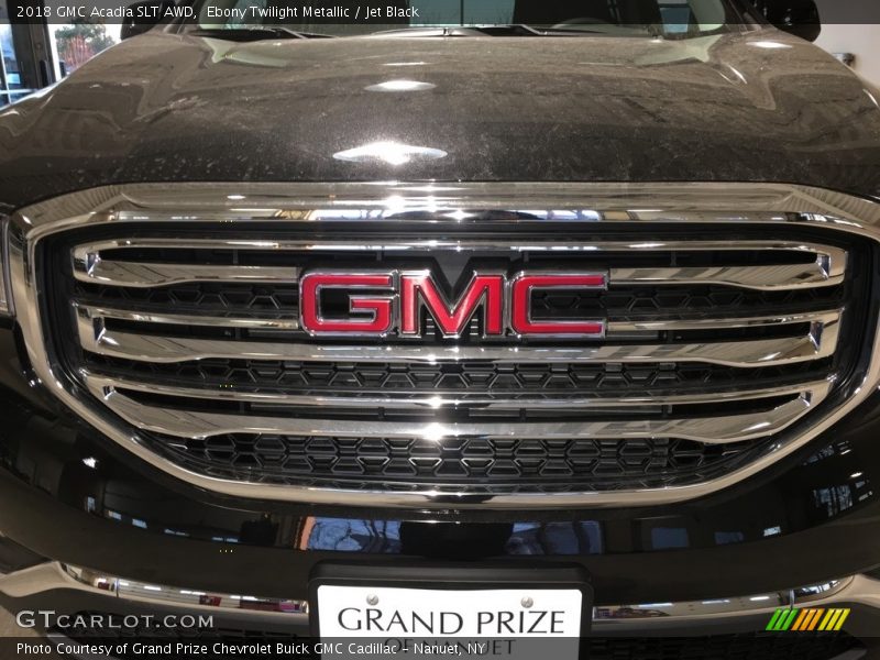 Ebony Twilight Metallic / Jet Black 2018 GMC Acadia SLT AWD