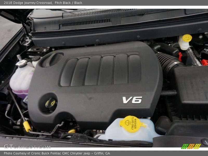 Pitch Black / Black 2018 Dodge Journey Crossroad