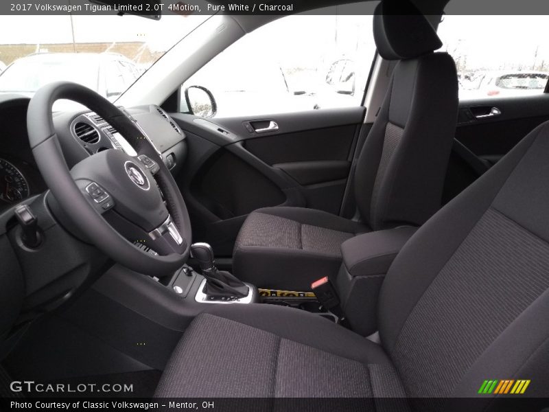 Pure White / Charcoal 2017 Volkswagen Tiguan Limited 2.0T 4Motion