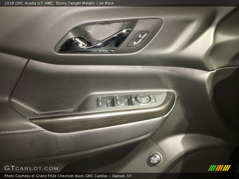 Ebony Twilight Metallic / Jet Black 2018 GMC Acadia SLT AWD