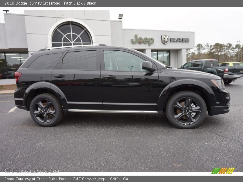 Pitch Black / Black 2018 Dodge Journey Crossroad