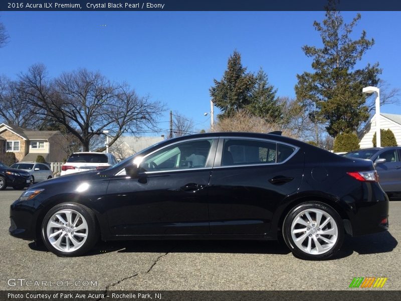 Crystal Black Pearl / Ebony 2016 Acura ILX Premium