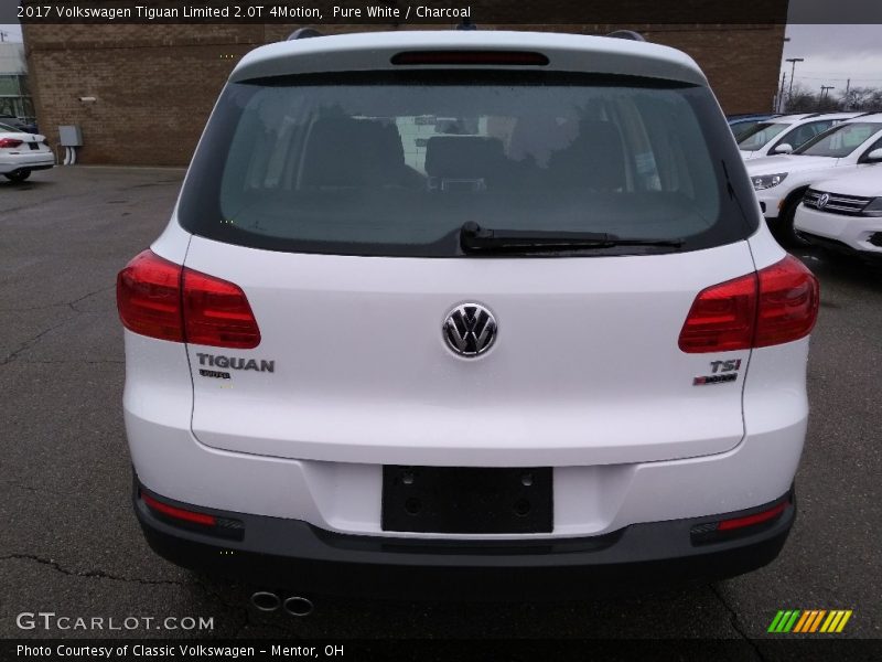 Pure White / Charcoal 2017 Volkswagen Tiguan Limited 2.0T 4Motion