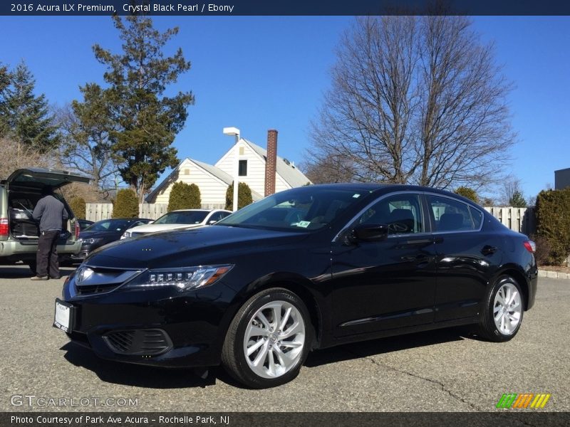 Crystal Black Pearl / Ebony 2016 Acura ILX Premium